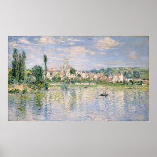 Claude Monet V�theuil i sommar Poster