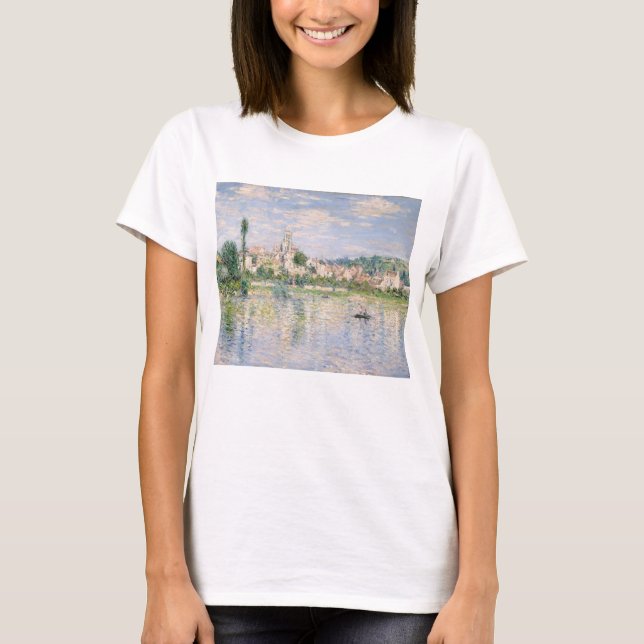 Claude Monet | V�theuil i sommar Tee (Framsida)