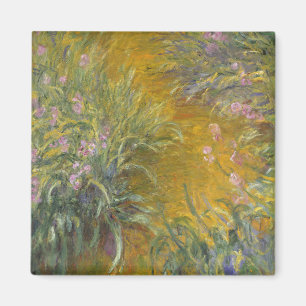 Claude Monet Väg genom iriserna Magnet