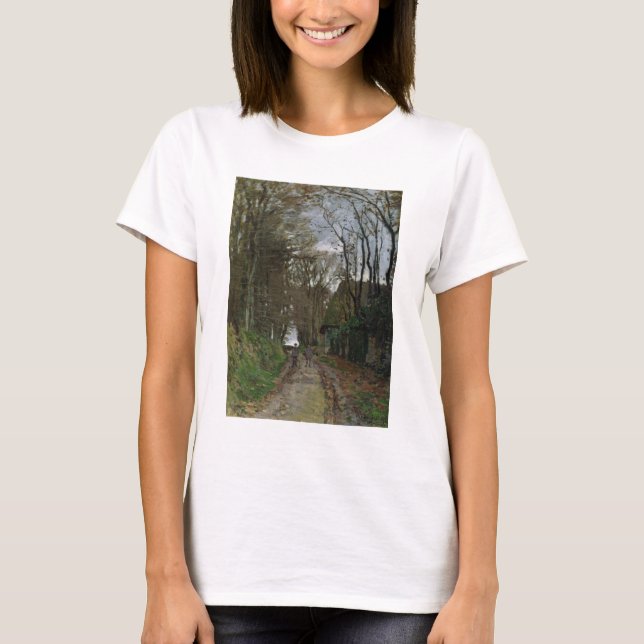 Claude Monet | Väg i Normandie T Shirt (Framsida)