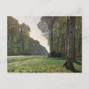 Claude Monet Väg till Bas-Breau, Fontainebleau Vykort