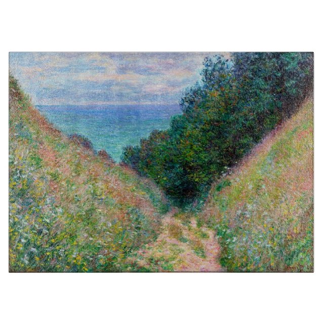 Claude Monet: Väg vid La Cavee Pourville (Framsidan)