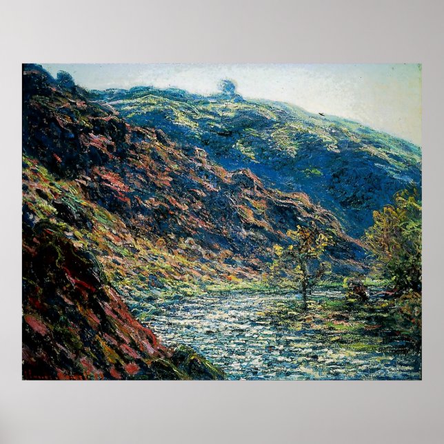 Claude Monet - Valley of the Petite Creuse Poster (Framsidan)