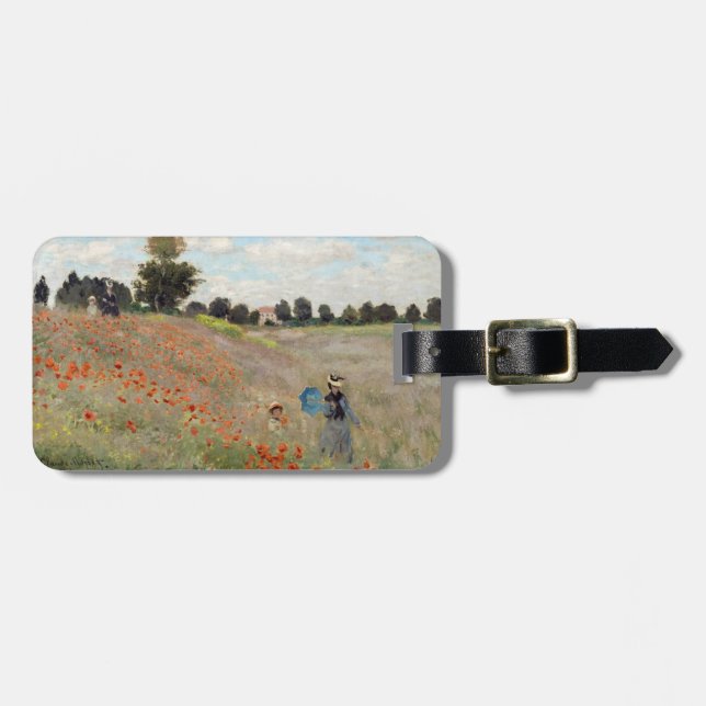 Claude Monet - Vallmofält Bagagebricka (Horisontell Framsida)