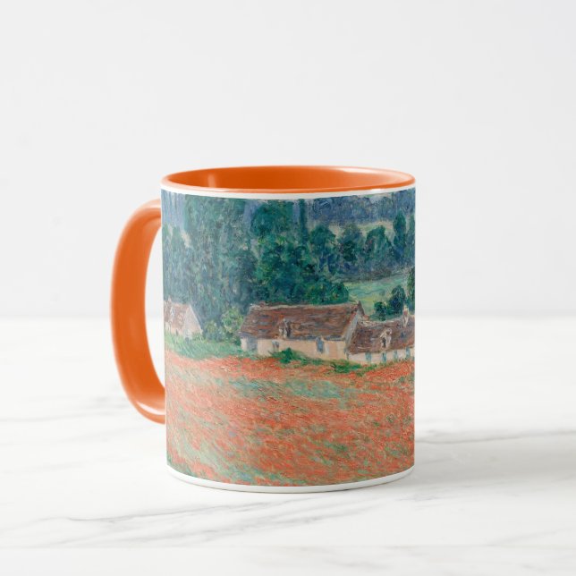 Claude Monet - Vallmofält, Giverny Mugg (Framsida vänster)