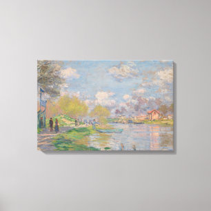 Claude Monet - Vår av Seine Canvastryck