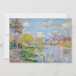 Claude Monet - Vår av Seine Inbjudningar