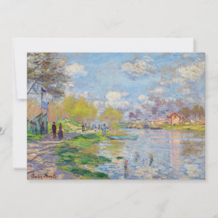 Claude Monet - Vår av Seine Inbjudningar