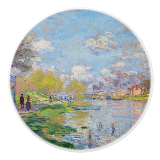 Claude Monet - Vår av Seine Knopp (Framsidan)