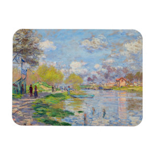 Claude Monet - Vår av Seine Magnet
