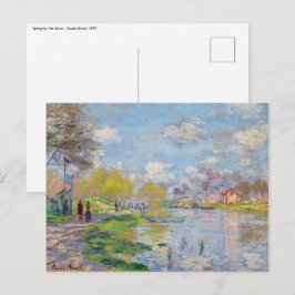 Claude Monet - Vår av Seine Vykort