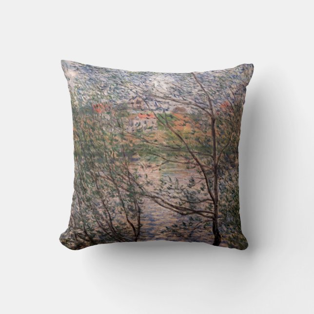 Claude Monet - Vår genom grenarna Kudde (Framsida)