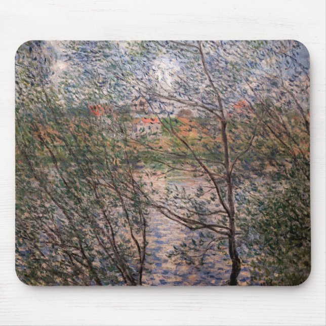 Claude Monet - Vår genom grenarna Musmatta (Framsidan)