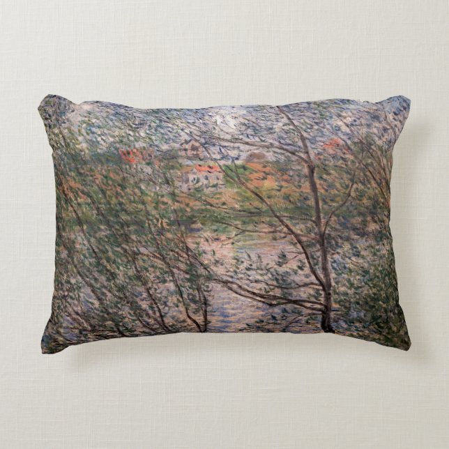 Claude Monet - Vår genom grenarna Prydnadskudde (Framsidan)