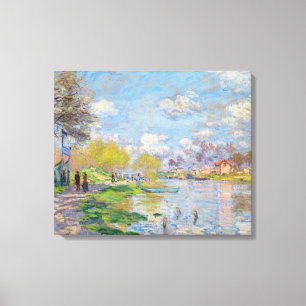 Claude Monet - Vår vid Seine Canvastryck