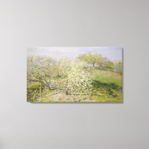 Claude Monet vårfruktträd i blom Canvastryck