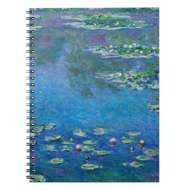 Claude Monet - Vatten Lilies 1906 Anteckningsbok (Framsidan)