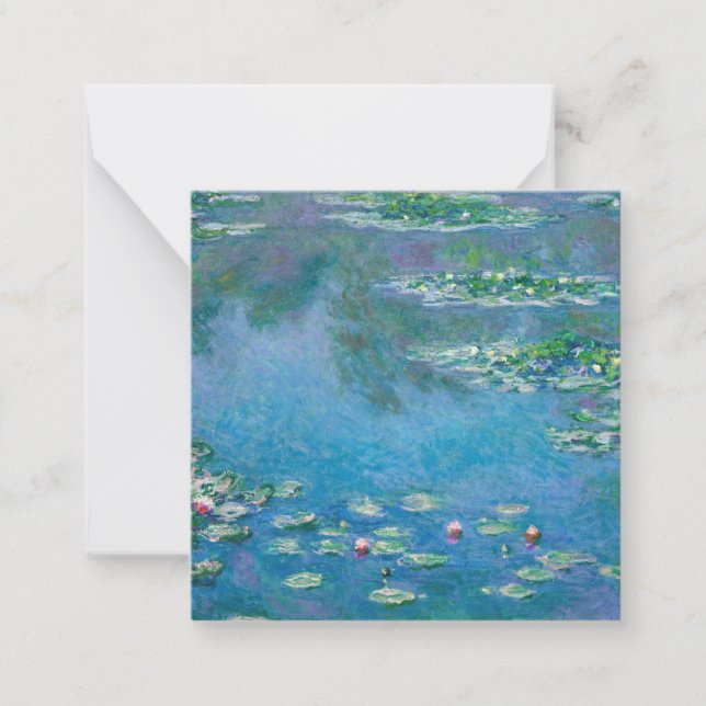 Claude Monet - Vatten Lilies 1906 Anteckningskort (Framsida)