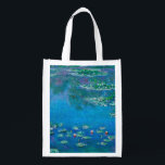 Claude Monet - Vatten Lilies 1906 Återanvändbar Påse<br><div class="desc">Claude Monet - Vatten Lilies 1906 Berömd konsmålning.</div>