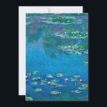 Claude Monet - Vatten Lilies 1906 Julkort<br><div class="desc">Claude Monet - Vatten Lilies 1906. Berömd konsmålning.</div>