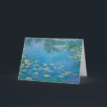 Claude Monet - Vatten Lilies 1906 Kort<br><div class="desc">Vatten Lilies (Nympheas) - Claude Monet,  Oil on Canvas,  1906</div>