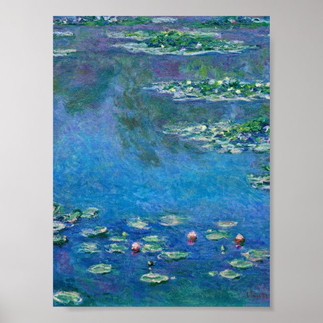 Claude Monet - Vatten Lilies 1906 Poster (Framsidan)