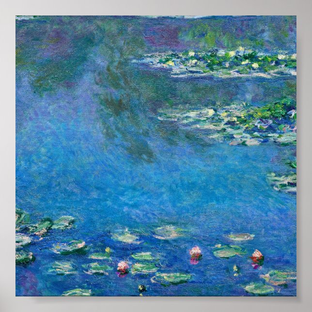 Claude Monet - Vatten Lilies 1906 Poster (Framsidan)