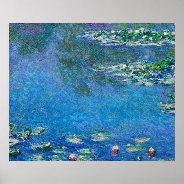 Claude Monet - Vatten Lilies 1906 Poster (Framsidan)