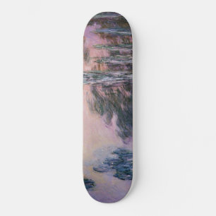 Claude Monet Vatten Lilies, 1907 GalleryHD Fine Ar Mini Skateboard Bräda 18,7 Cm