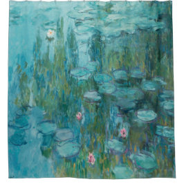 Claude Monet, Vatten Lilies, 1915, Aqua Blue