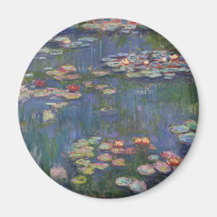 Claude Monet Vatten Lilies 1916 Fine Art Magnet
