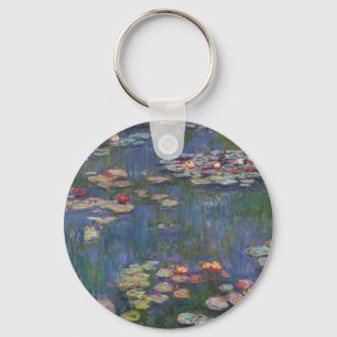 Claude Monet Vatten Lilies 1916 Fine Art Nyckelring