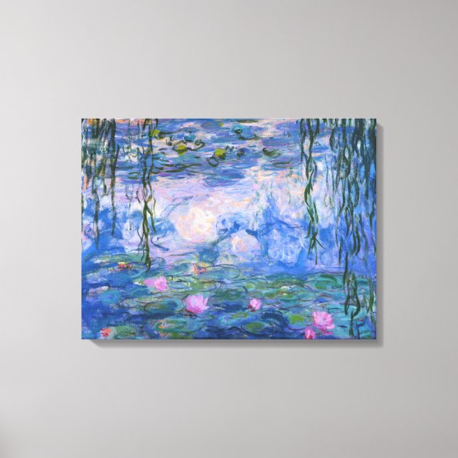 Claude Monet - Vatten Lilies, 1916 Kanvastryck (Framsida)