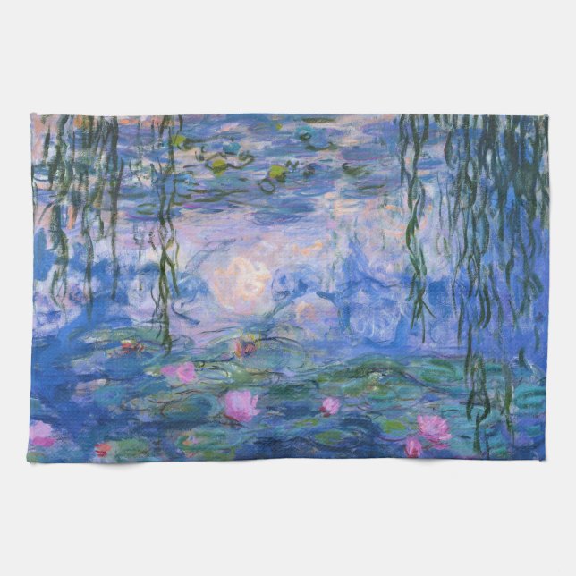 Claude Monet - Vatten Lilies, 1916 Kökshandduk (Horisontell)