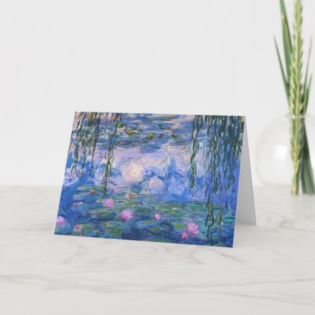 Claude Monet - Vatten Lilies, 1916 Kort (Framsida)