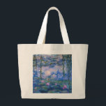 Claude Monet - Vatten Lilies, 1916 Large Tote Bag Jumbo Tygkasse<br><div class="desc">Claude Monet - Vatten Lilies,  1916</div>