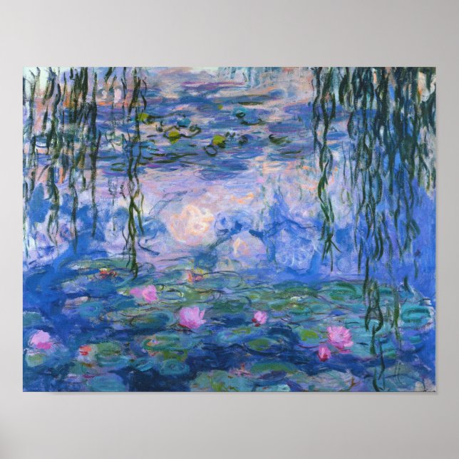 Claude Monet - Vatten Lilies, 1916 Poster (Framsidan)