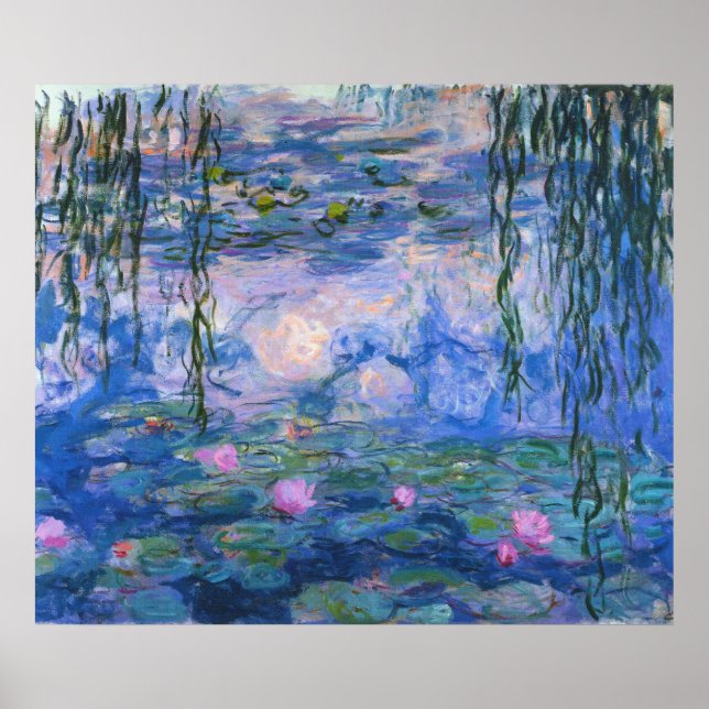 Claude Monet - Vatten Lilies, 1916 Poster (Framsidan)