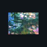 Claude Monet - Vatten Lilies (1917) Canvastryck<br><div class="desc">Claude Monets "Vatten Lilies" är en berömd serie målningar som skapades av den Fransk konstnären för intryck 1917. Den här serien visar Monets älskade trädgård i vatten, som han odlade i sitt hem i Giverny, Frankrike. Målningen "Vatten Lilies" från den här serien visar att Monets namnteckning stil för att fånga...</div>