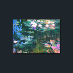 Claude Monet - Vatten Lilies (1917) Canvastryck<br><div class="desc">Claude Monets "Vatten Lilies" är en berömd serie målningar som skapades av den Fransk konstnären för intryck 1917. Den här serien visar Monets älskade trädgård i vatten, som han odlade i sitt hem i Giverny, Frankrike. Målningen "Vatten Lilies" från den här serien visar att Monets namnteckning stil för att fånga...</div>