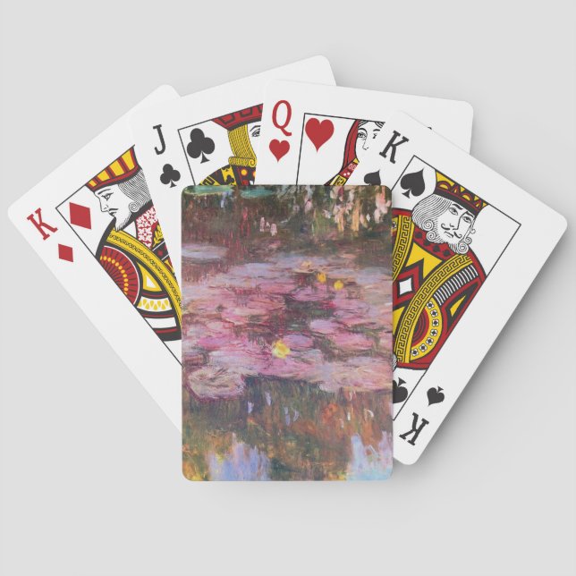 Claude Monet - Vatten Lilies 1917 Casinokort (Baksidan)