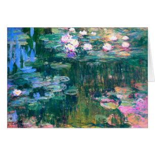 Claude Monet Vatten Lilies 1917 Hälsningskort