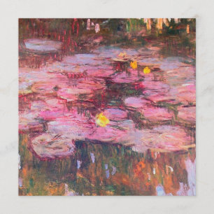 Claude Monet - Vatten Lilies 1917 Inbjudningar