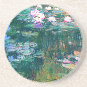 Claude Monet Vatten Lilies 1917 Underlägg Sandsten