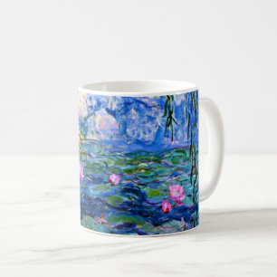 Claude Monet - Vatten Lilies, 1919, berömd-målning Kaffemugg