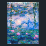Claude Monet - Vatten Lilies 1919 Fototryck<br><div class="desc">Claude Monet - Vatten Lilies 1919 . Berömd konsmålning.</div>