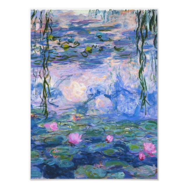 Claude Monet - Vatten Lilies 1919 Fototryck (Framsidan)