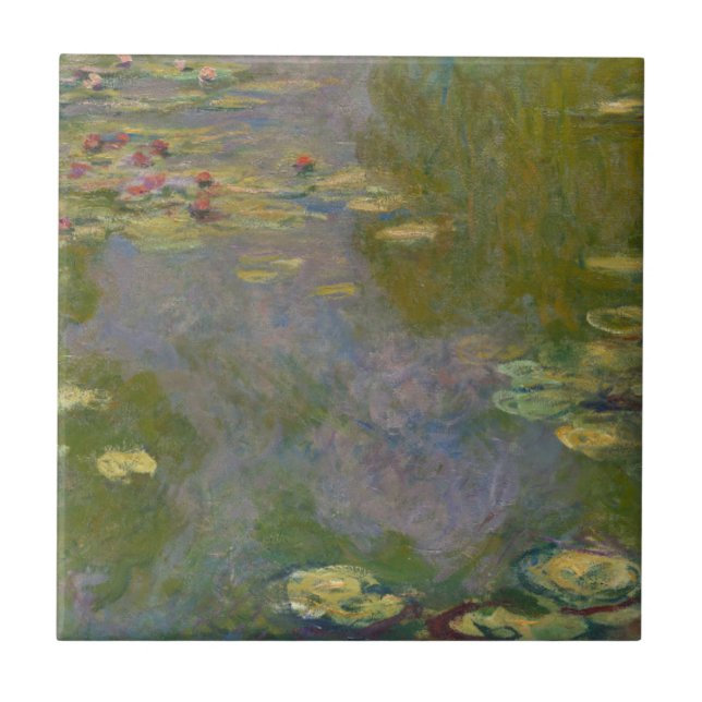 Claude Monet| Vatten Lilies, 1919 Kakelplatta (Framsidan)
