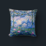 Claude Monet - Vatten Lilies, 1919 Kudde<br><div class="desc">Monet-målning av Vatten Lilies,  1919,  dekorativ kudde.</div>