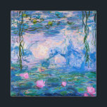 Claude Monet - Vatten Lilies 1919 Magnet<br><div class="desc">Claude Monet - Vatten Lilies 1919. Berömd konsmålning.</div>